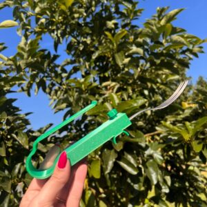 Suporte Ergonômico para Garfo e Colher – Auxílio Funcional em Impressão 3D
