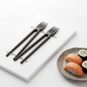 Hashi com Garfo Integrado Garfoshi – Design Inteligente em Impressão 3D