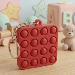 Chaveiro Quadrado  Brinquedo  com 16 botões. Para Adultos Aliviar o Estresse