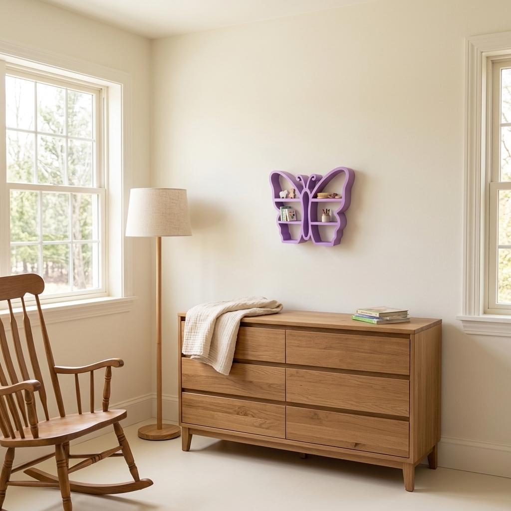 Organizador Borboleta Infantil Encantador Suporte De Mesa  Decorativa